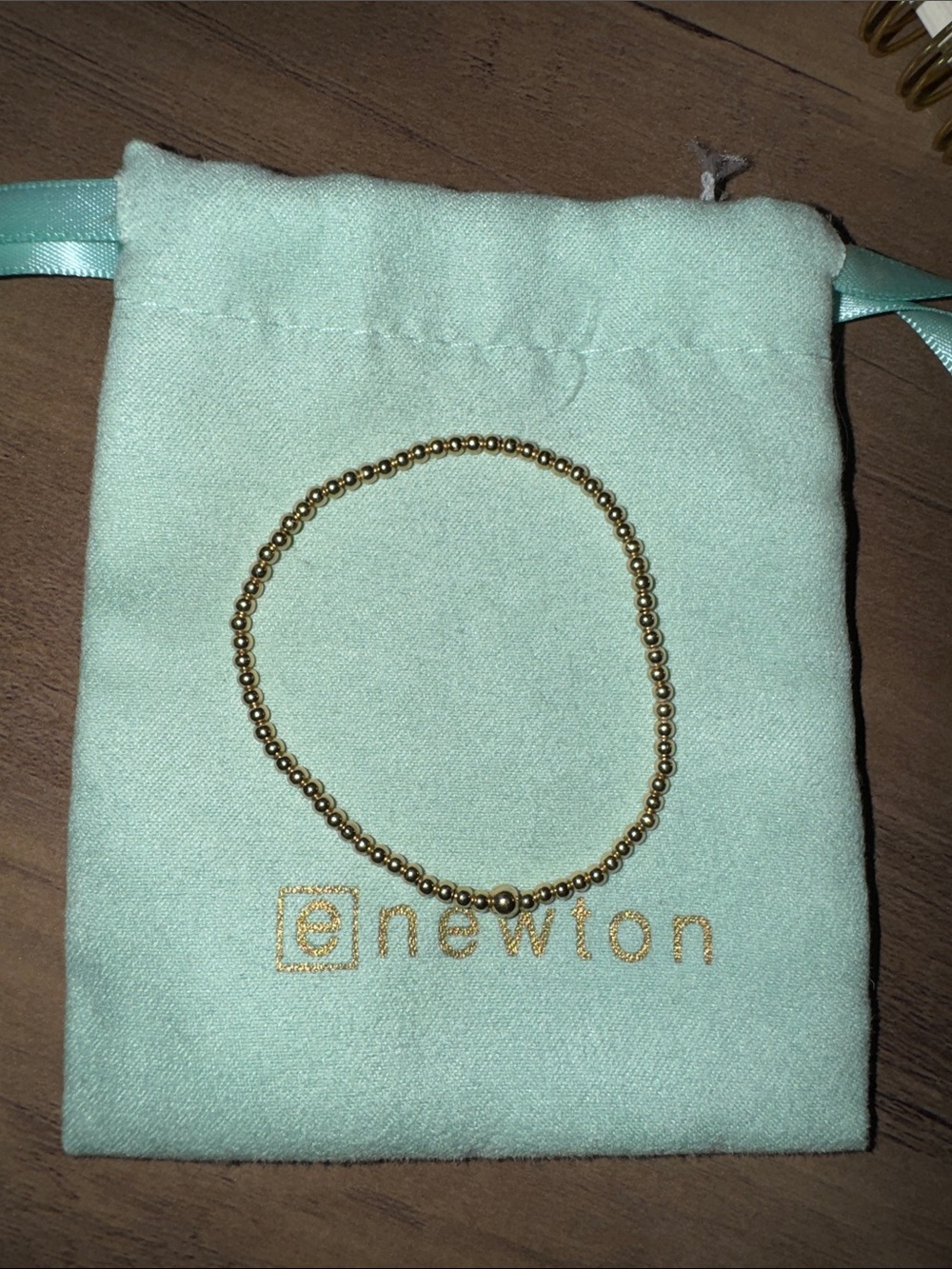 enewton gold bead bracelet 2.5mm